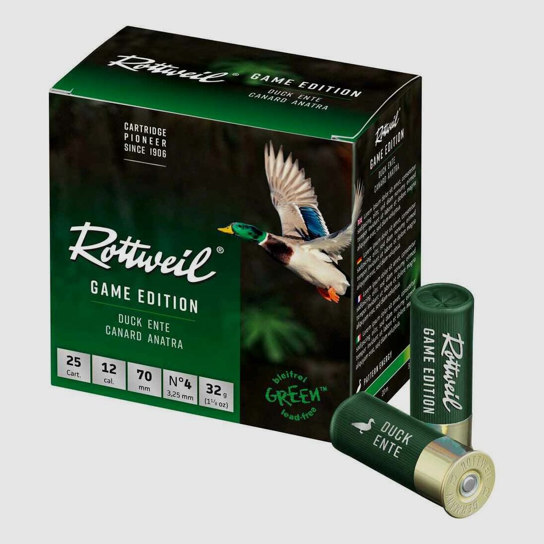 Rottweil Game Edition Ente 32g - 3,25mm - 100Stk