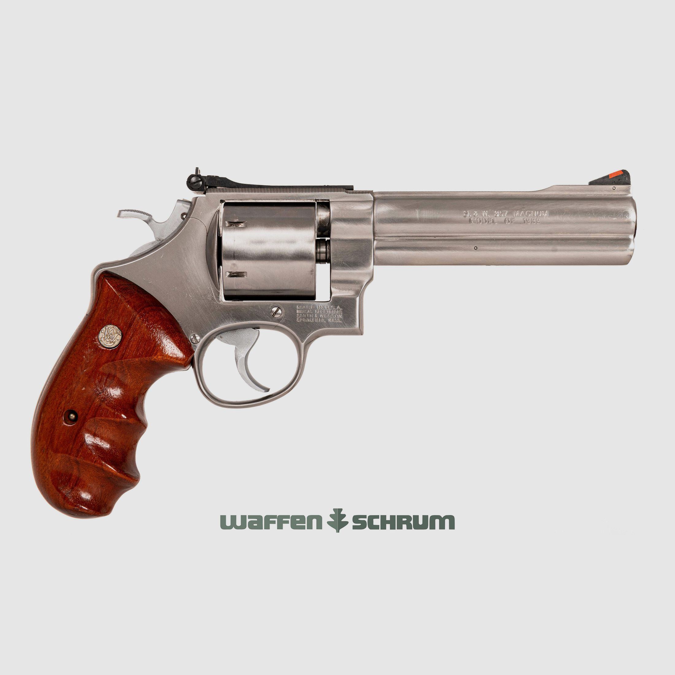 Smith & Wesson Mod. 627-0 , N-Rahmen, ungeflutete Trommel, Round-Butt-Griff, .357Mag