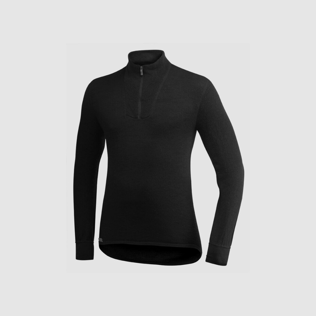 Woolpower Polo Unterhemd 400 mit RV Unisex XL schwarz