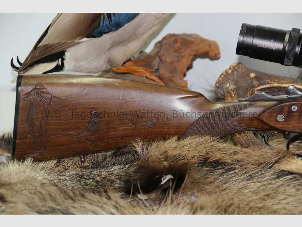 Simson Drilling mit Swarovski Habicht 2,5 - 10 x 56 LA 7x65R;12/70