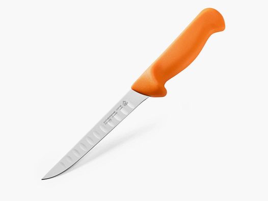 Couteau à désosser PUMA avec affûtage creux, droit, rigide, 16 cm