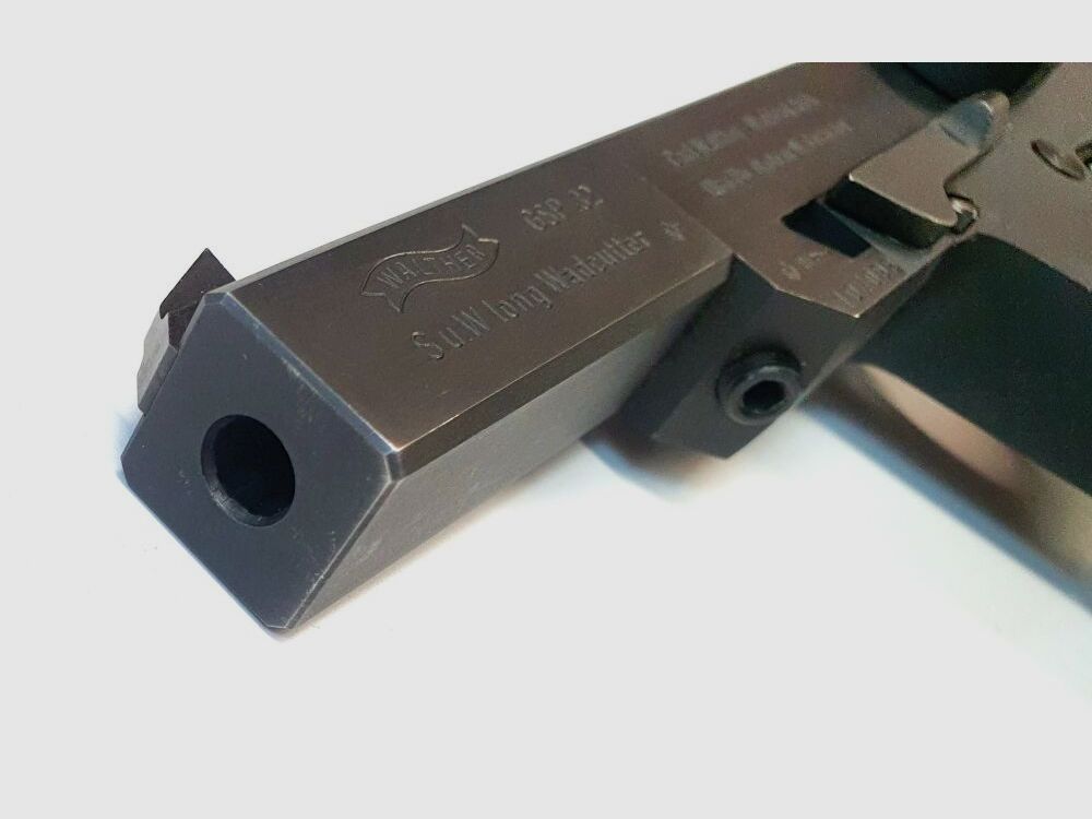 Carl Walther Waffenfabrik Ulm Halbautomatisch Match-/ Soprtpistole Walther GSP - .32S&WLong Wadcutter