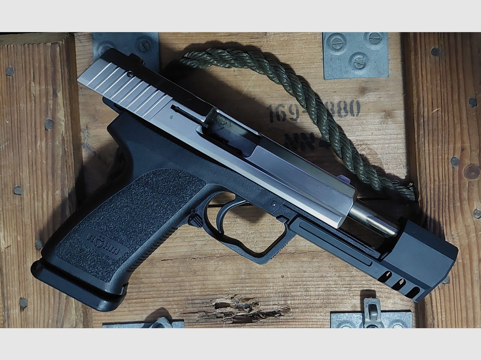 RÖHM - RG96 - Match - matte chrome (PTB 699) Glock RG 96 Walther