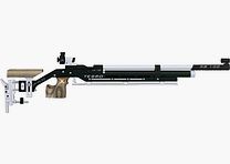 Tesro RS 100 PRO Auflage schwarz/blau links Luftgewehr Match