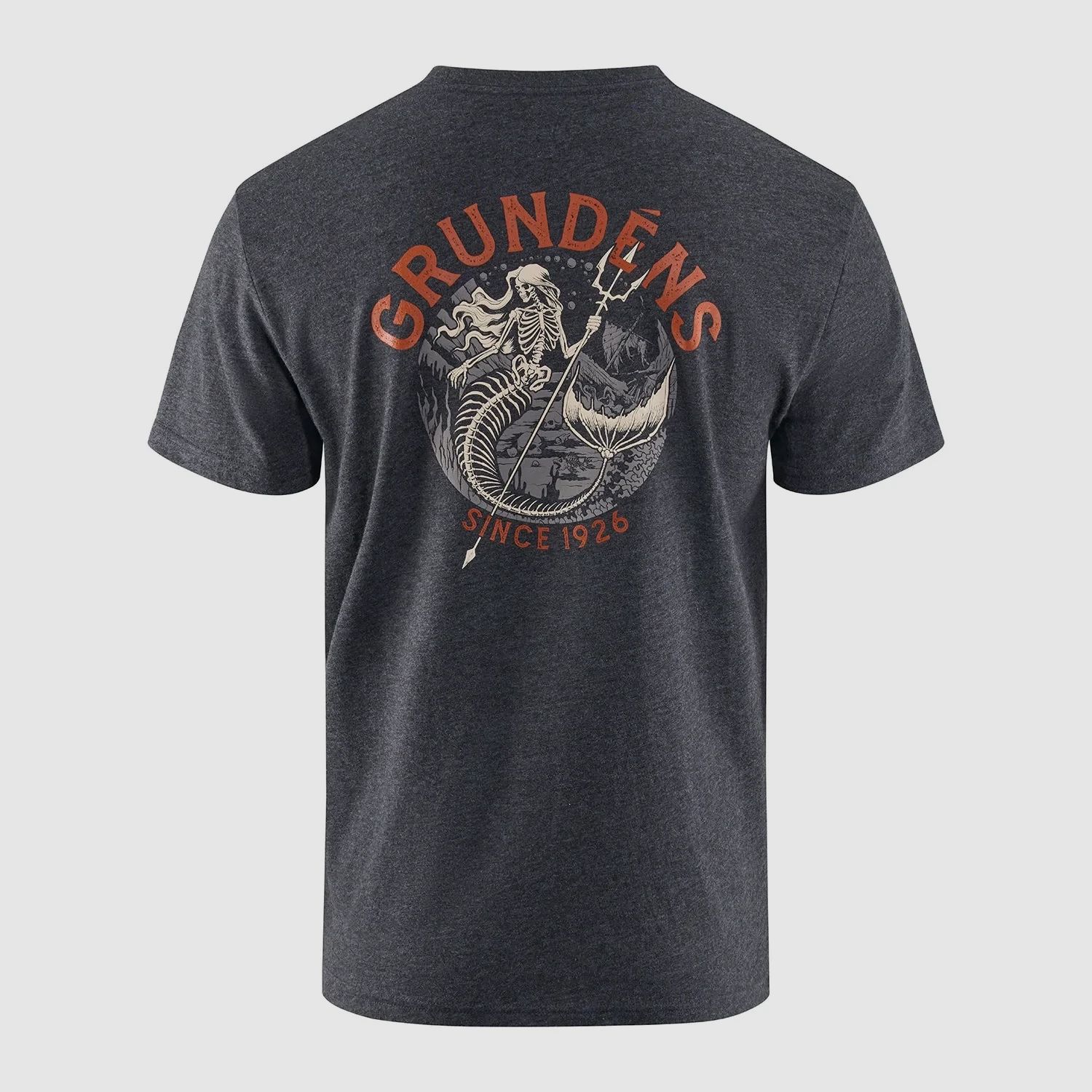 Grundéns Dead Reckoning SS T-Shirt Heather Charcoal Men M