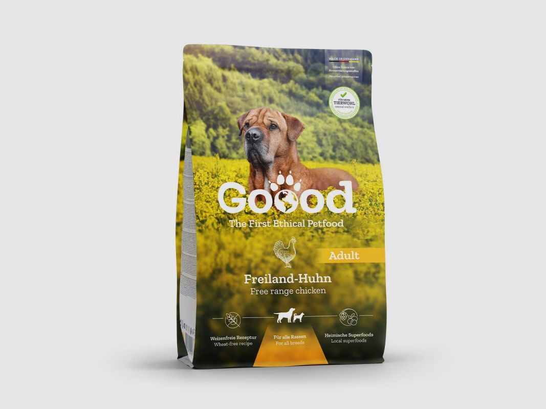 Goood Hundetrockenfutter Adult Freiland-Huhn 1,8 Kg