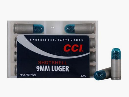 Cartouche à plombs CCI 9mm Luger 53GR 10 cartouches