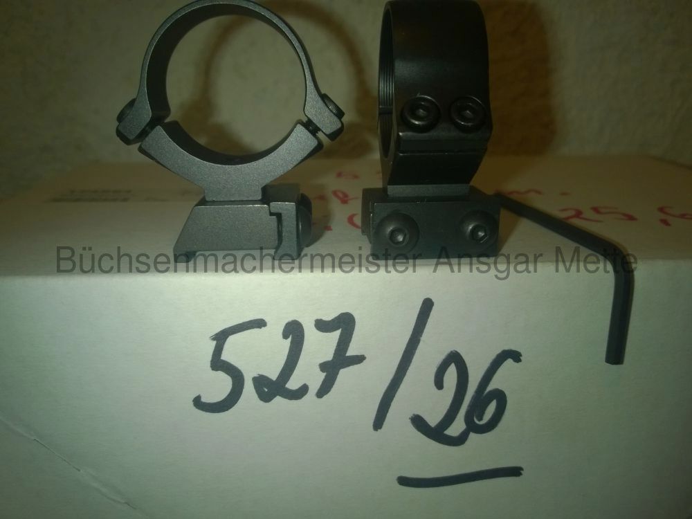CZ Stahlmontage 26mm Ringe 527 Brünner Fox