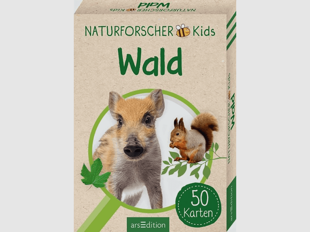 Kinder-Kartenspiel "Naturforscher Kids - Wald"