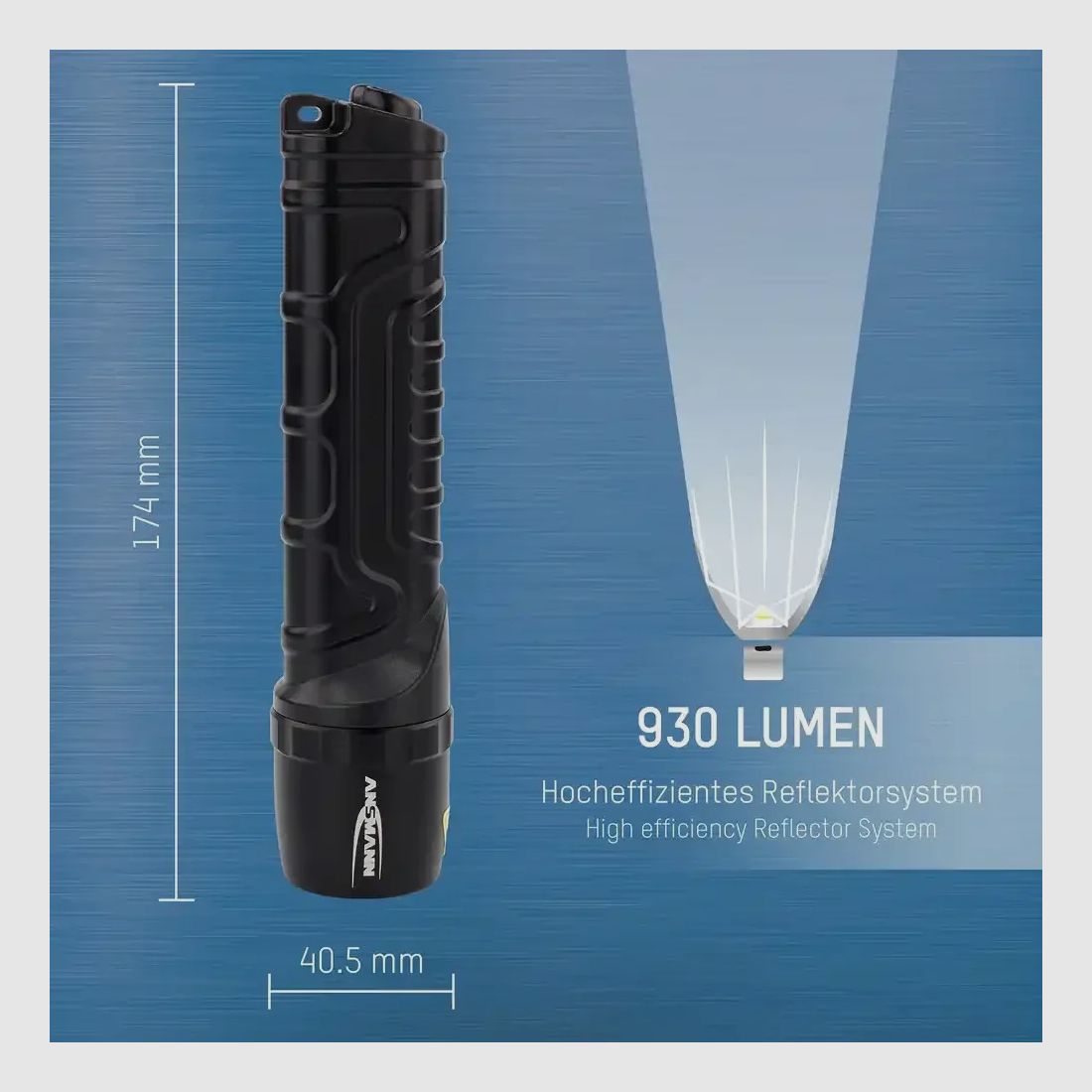 Ansmann Taschenlampe M900P