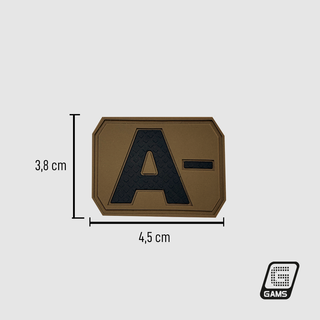 Quadratisches Blutgruppenabzeichen, Bild 2 von 4