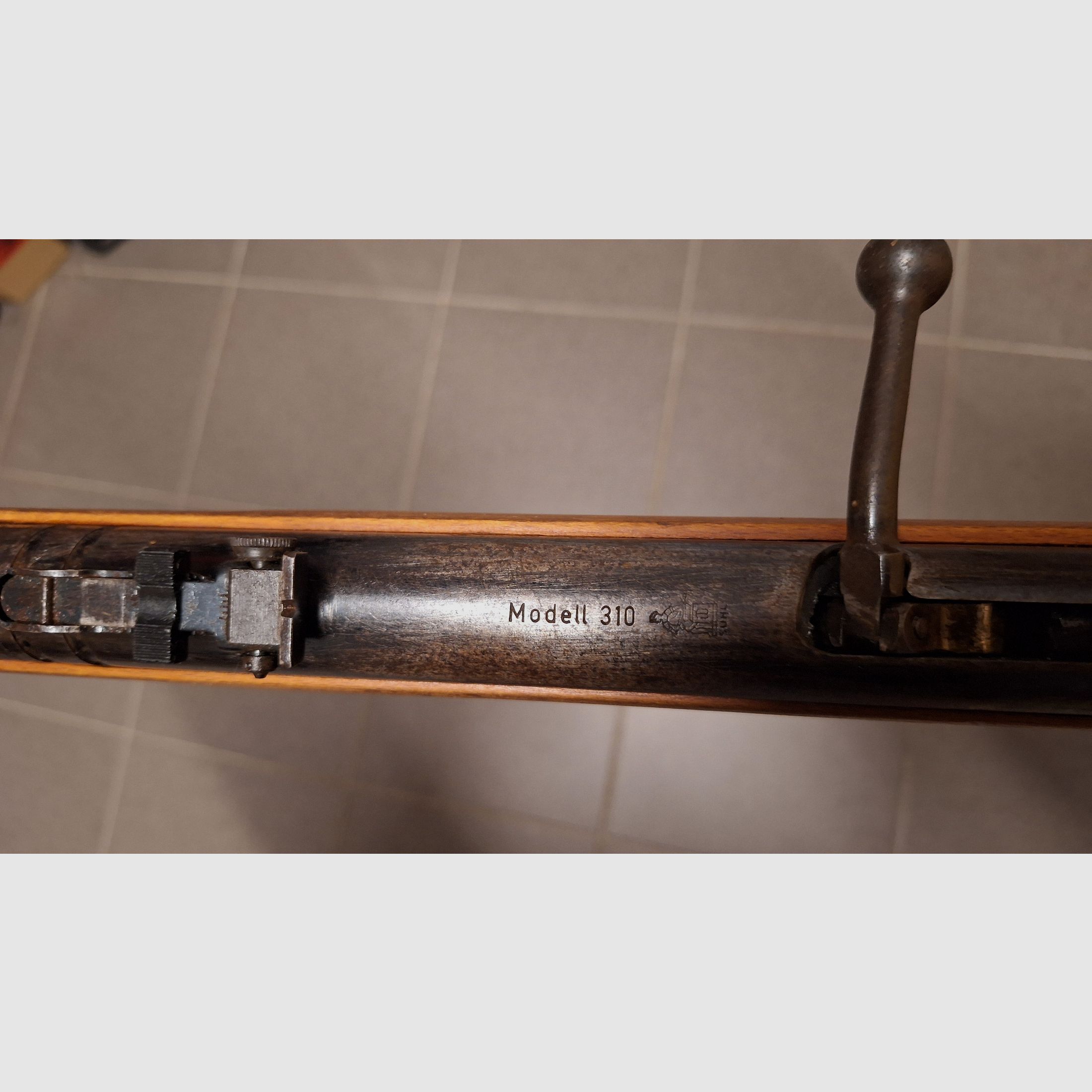 Haenel Suhl 310 DDR-Luftgewehr mit Sportschaft+8er Magazin!