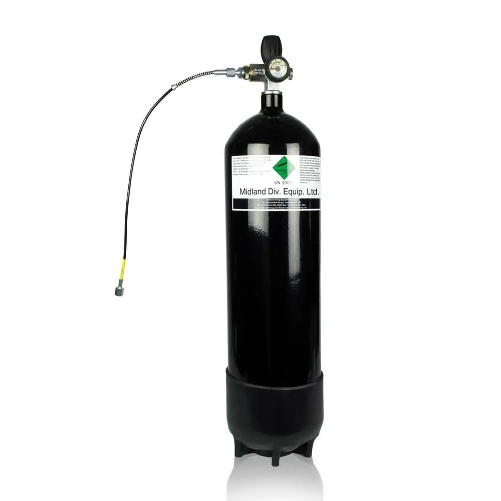 12-Liter-Behälter PCP 300 Bar. Komplettset