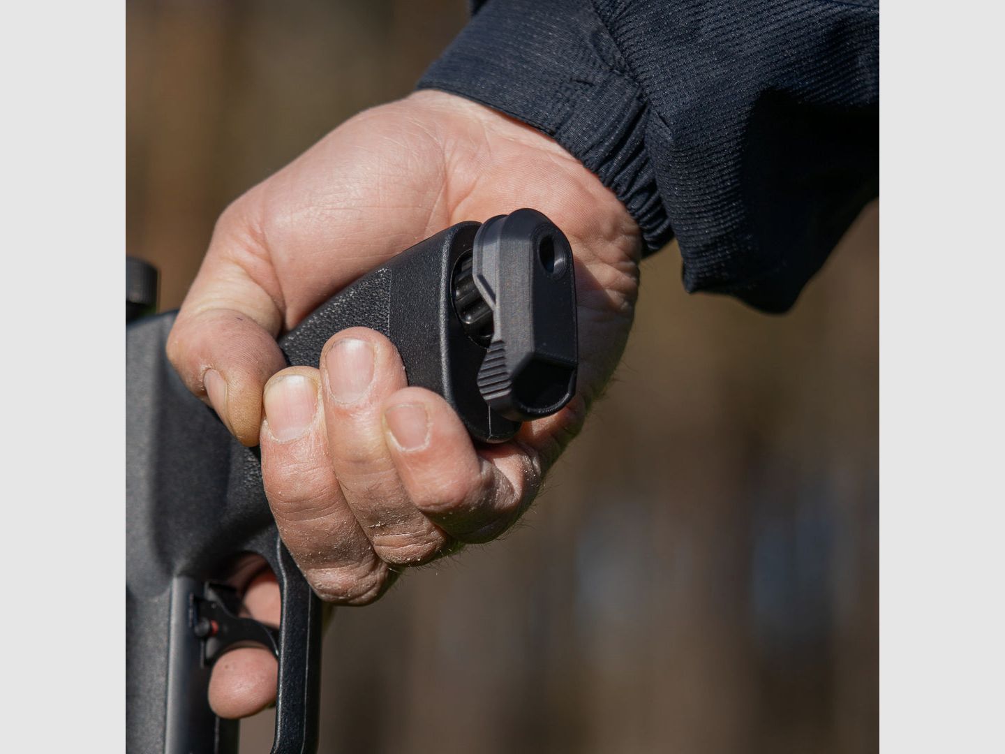 PUNCH BUTTON | HDB68 | SCHWARZ | in zwei Größen | Universal | Cal.68