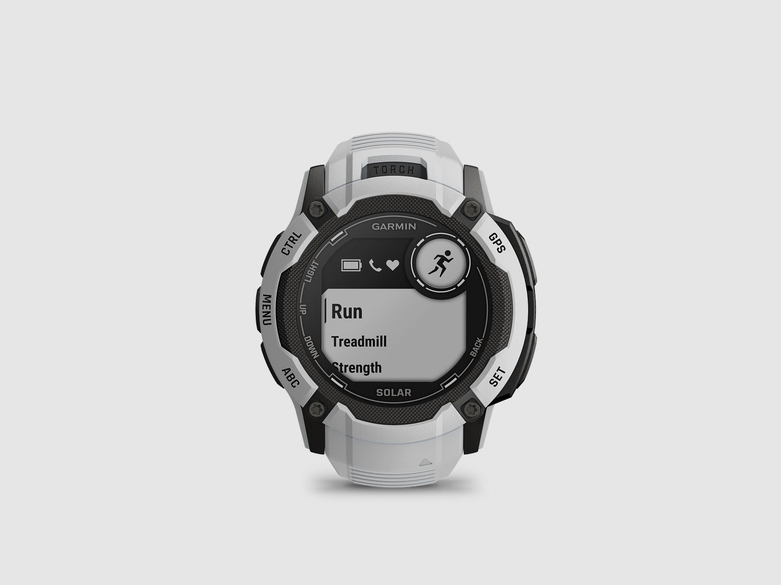 Garmin Instinct® 2X Solar, Blanco Piedra