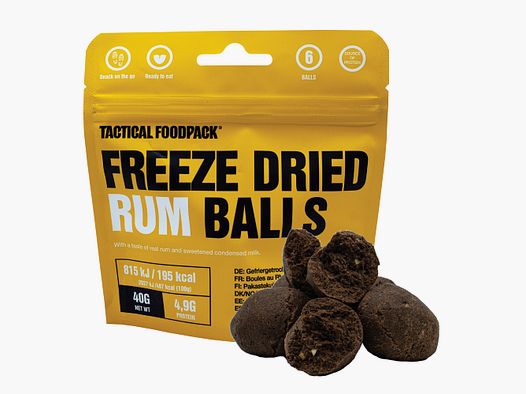 Snack Freeze Dried Rum Balls
