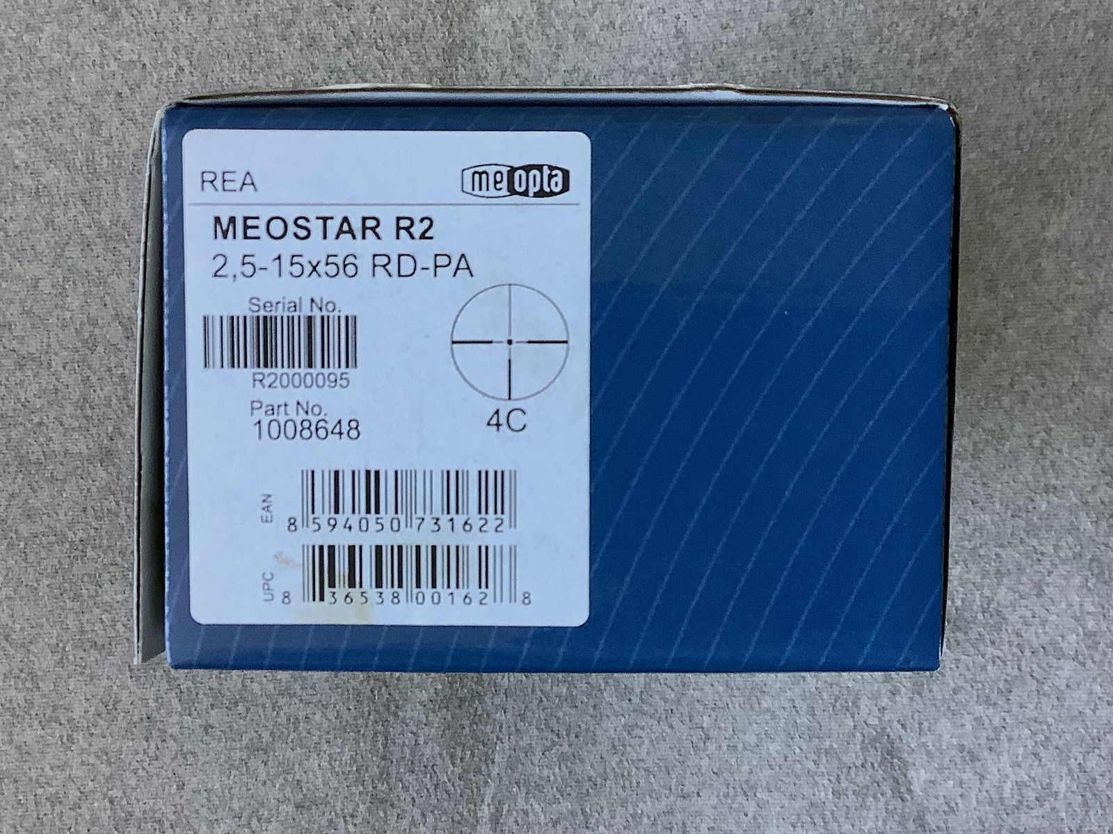 Meopta Meostar R2 2,5-15x56 RD-PA Absehen 4C
