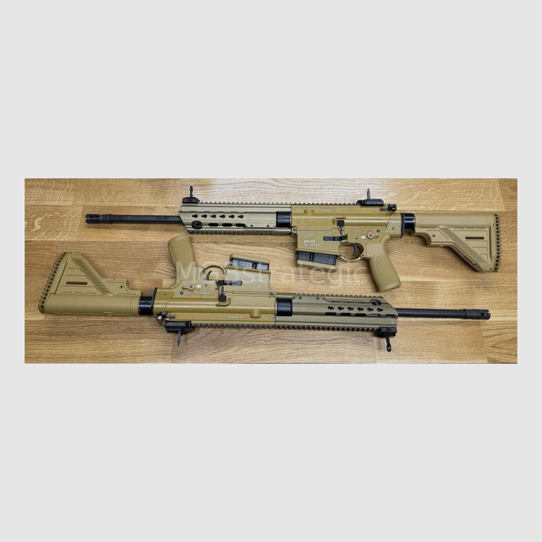 Heckler & Koch GmbH MR308 A3 EDICIÓN ESPECIAL rifle semiautomático .308Win - Diseño y técnica de patrulla G28 - similar a HK 417 M110A1 - Superior e inferior recubiertos RAL8000