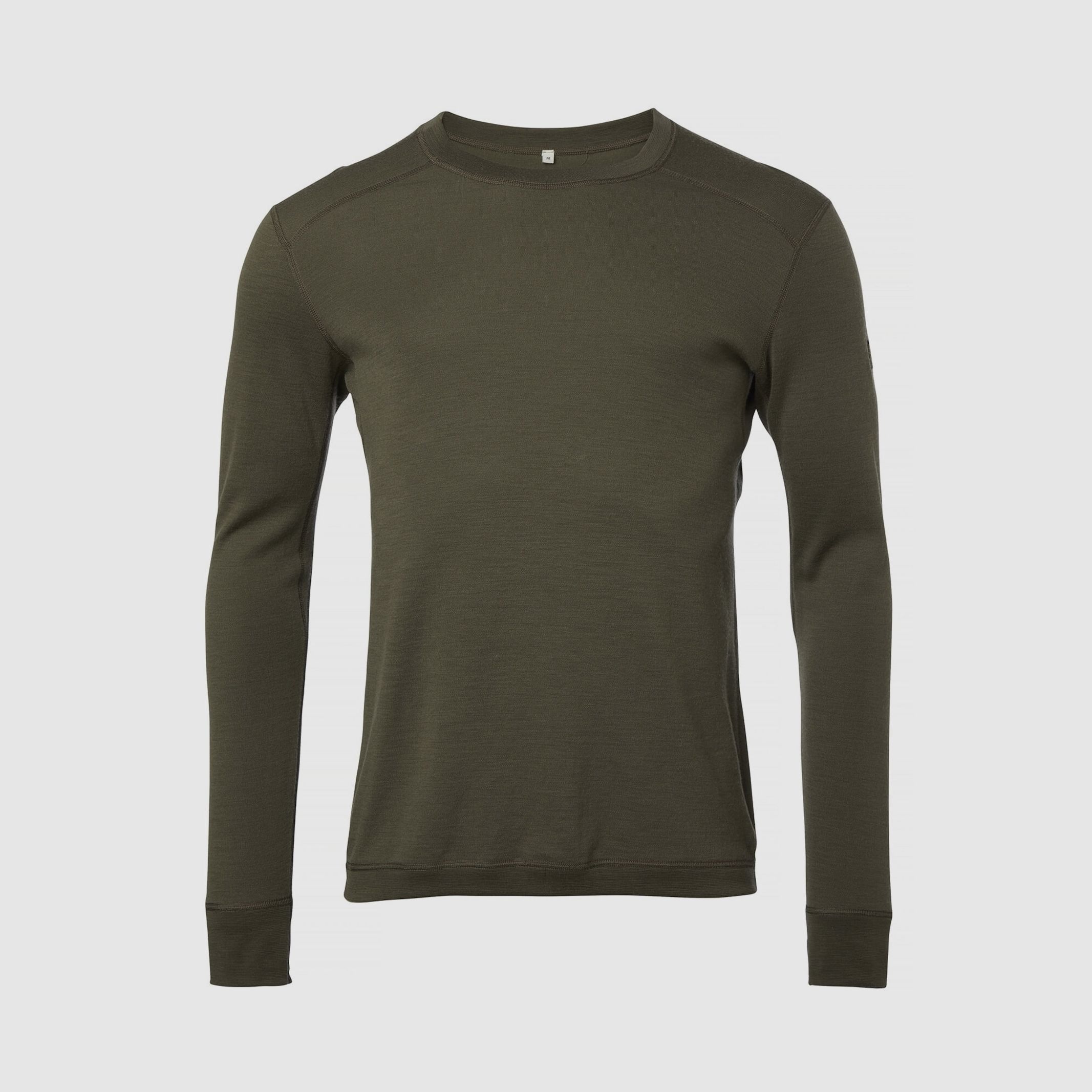 Chevalier 200 Merinowol Crewneck Heren Tarmac Groen XXXL