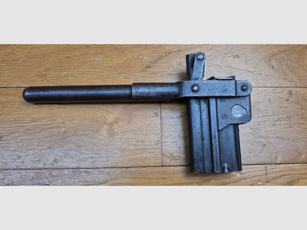 Wunderschöne Luger P08 Pistolenpatrone – Unverzichtbares Zubehör für das Trommelmagazin – Sehr seltenes AEG-Modell (das seltenste!) – Sehr schöner Stempel und Herstellerlogo – Perfekter Zustand – Sehr seltenes Sammlerstück! – TBE+++, Bild 10 von 16