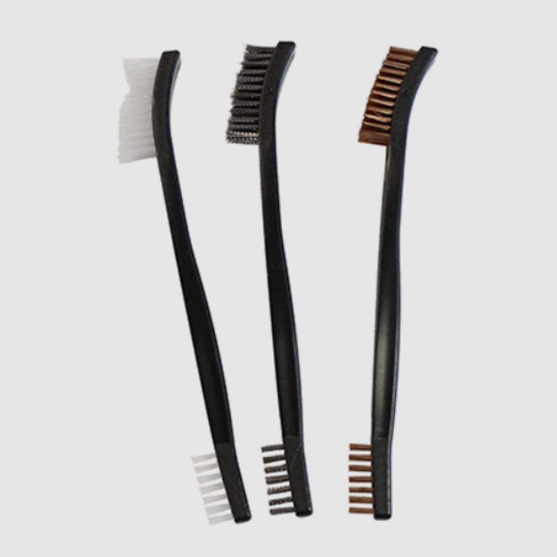 Birchwood Bürste Set, Bronze/Nylon/ Rostfreie, 3 Stk.