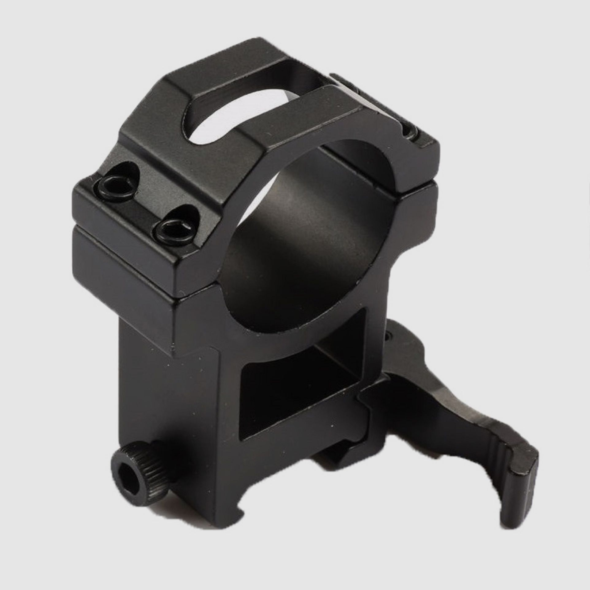 Quick-release mounting for lasers and illuminators