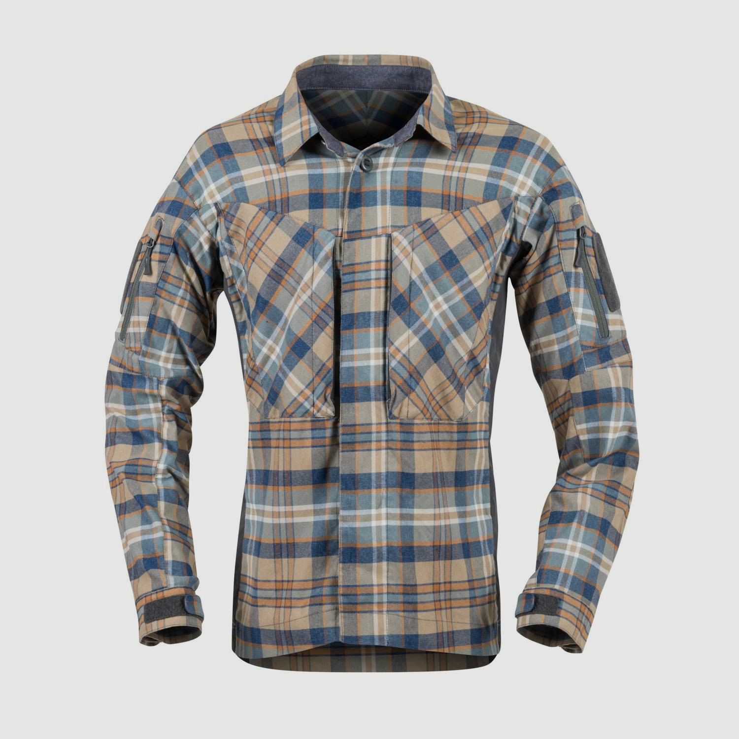 HELIKON-TEX MBDU FLANELL SHIRT® SLATE BLUE CHECKERED