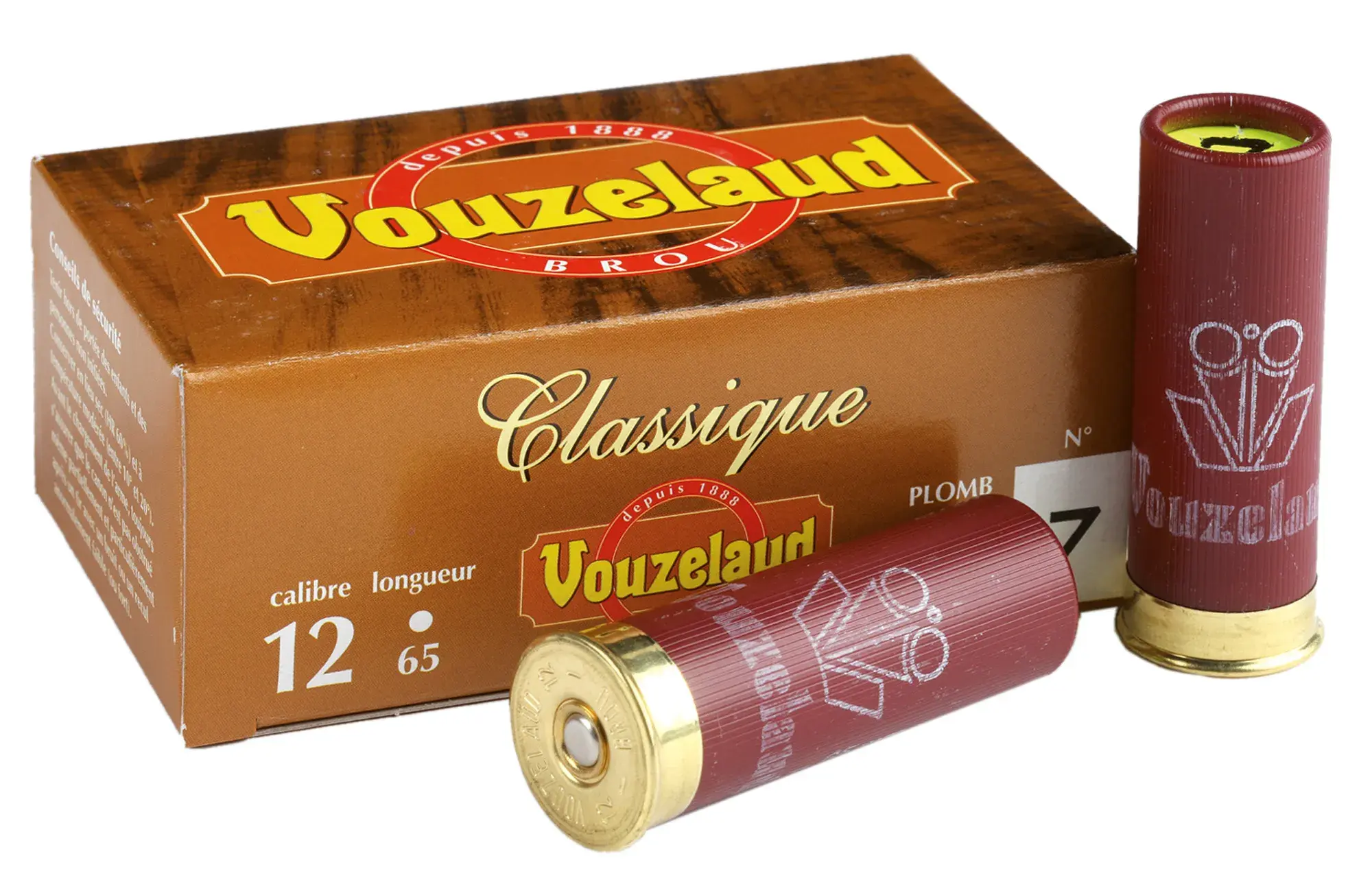 Hunting Cartridges Vouzelaud Classic Small Base Caliber 12, image 2 of 2