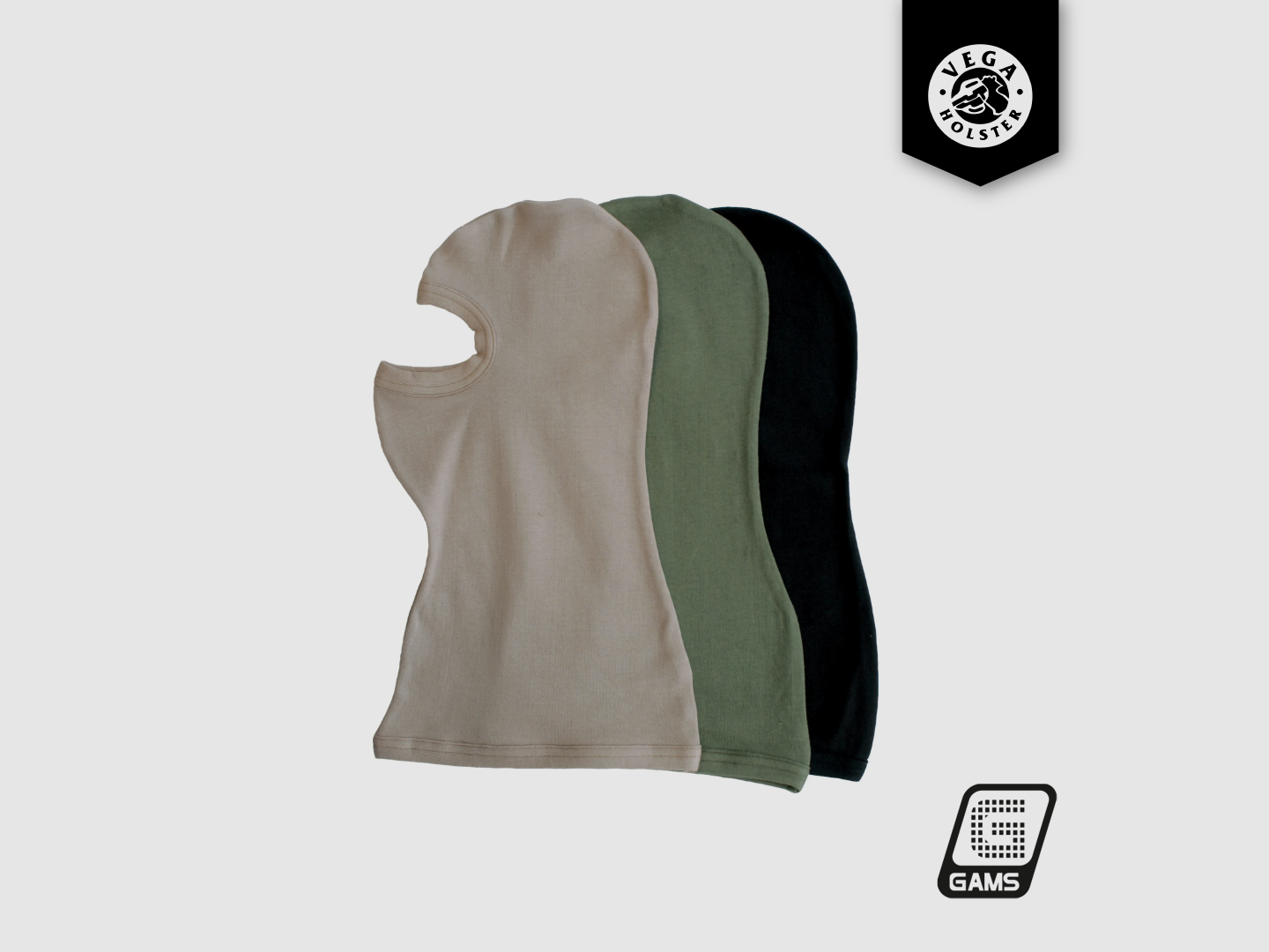Balaclava en Coton Noir – VEGA HOLSTER