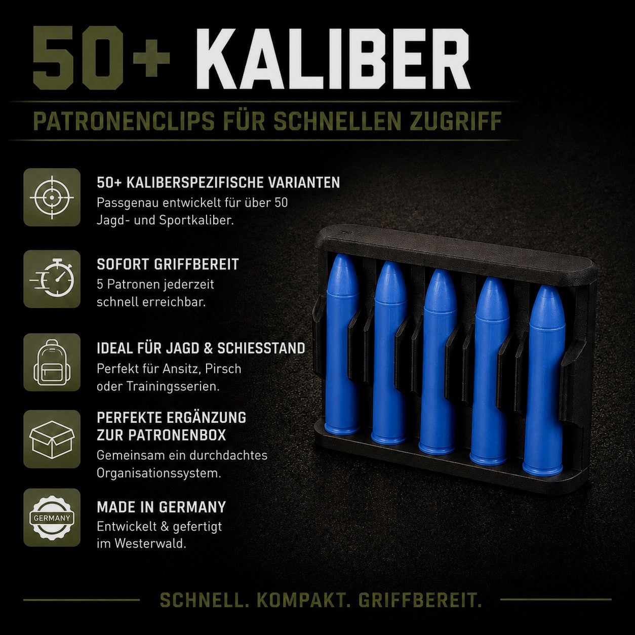 Filamelt - Premium Patronenclip .22 Hornet