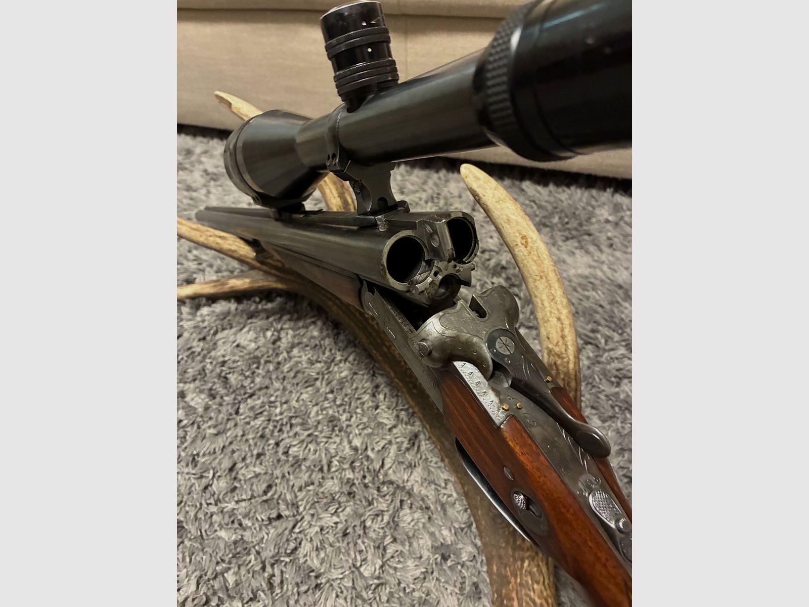 Merkel drilling Q1 8x57 IRS; 12/70 + Kahles Helia 3-12x56