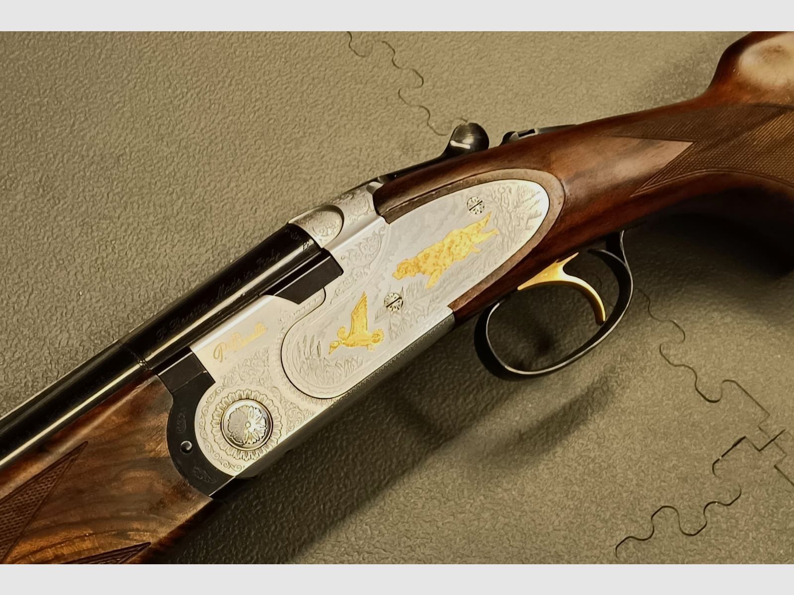 Beretta S 687 Extra Luxus EL Gold Pigeon Kaliber 12/76
