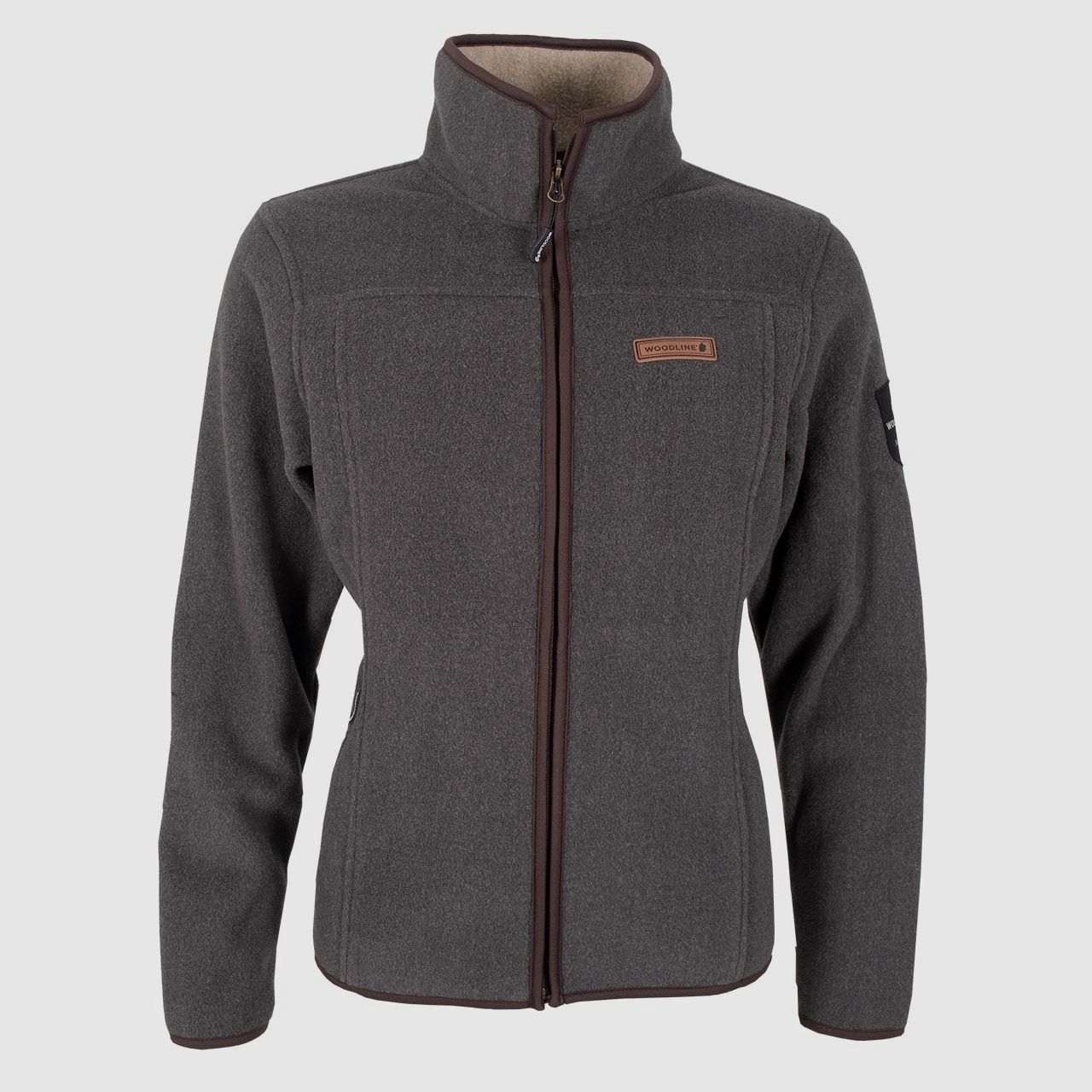 Woodline Bolmen Fleecejacke Damen Grau - 40