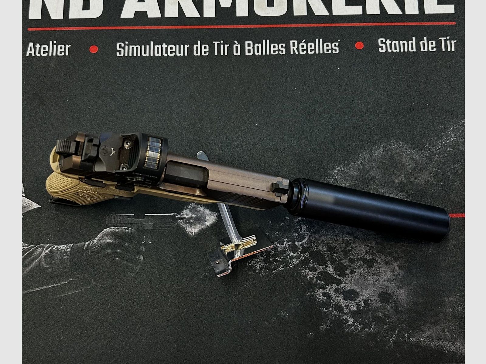 FN HERSTAL 502 TACTICAL – .22 LONG RIFLE – HOLOSUN 407C + A-TEC – NEU, Bild 3 von 3