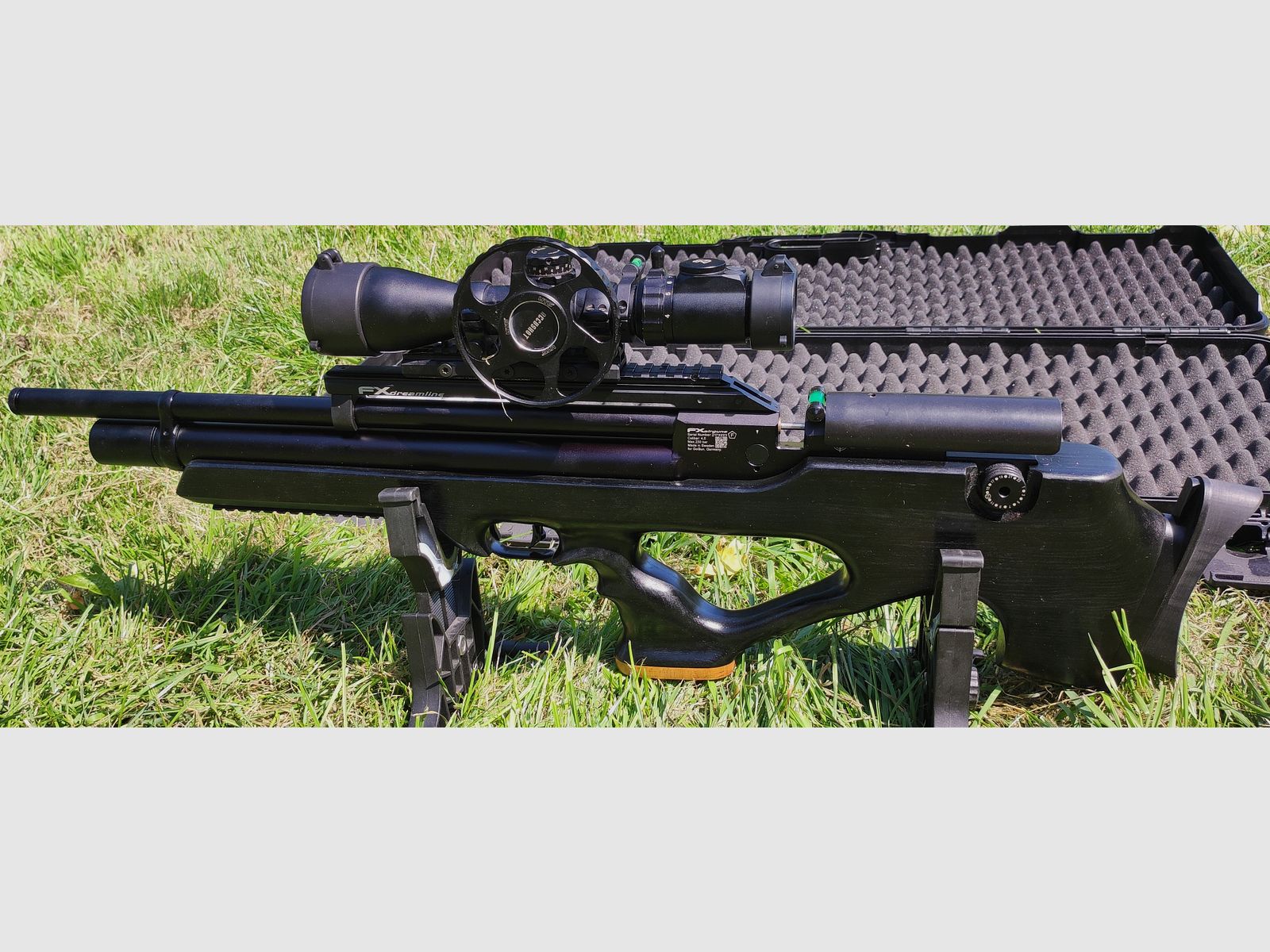 FX Dreamline Bullpup avec crosse en bois fabrication sur mesure 4,5mm