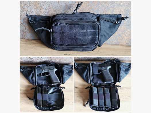 Bauchtasche Molle Tasche Jagd Sport IPSC Pistole Hüfttasche Glock Sig Sauer Walther Heckler Colt