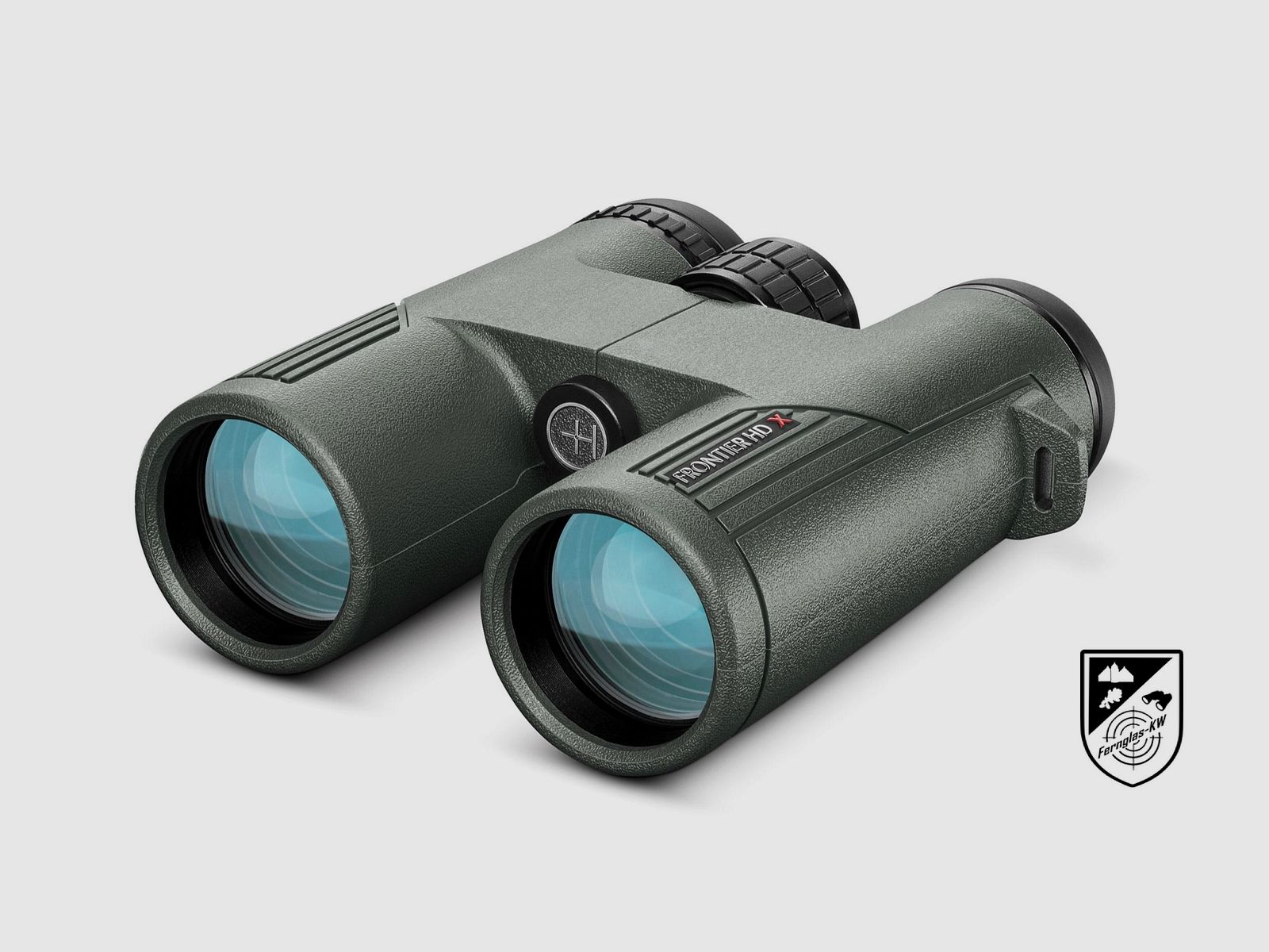 HAWKE 38012 Frontier H DX 10x42 Fernglas Grün mit Zubehör