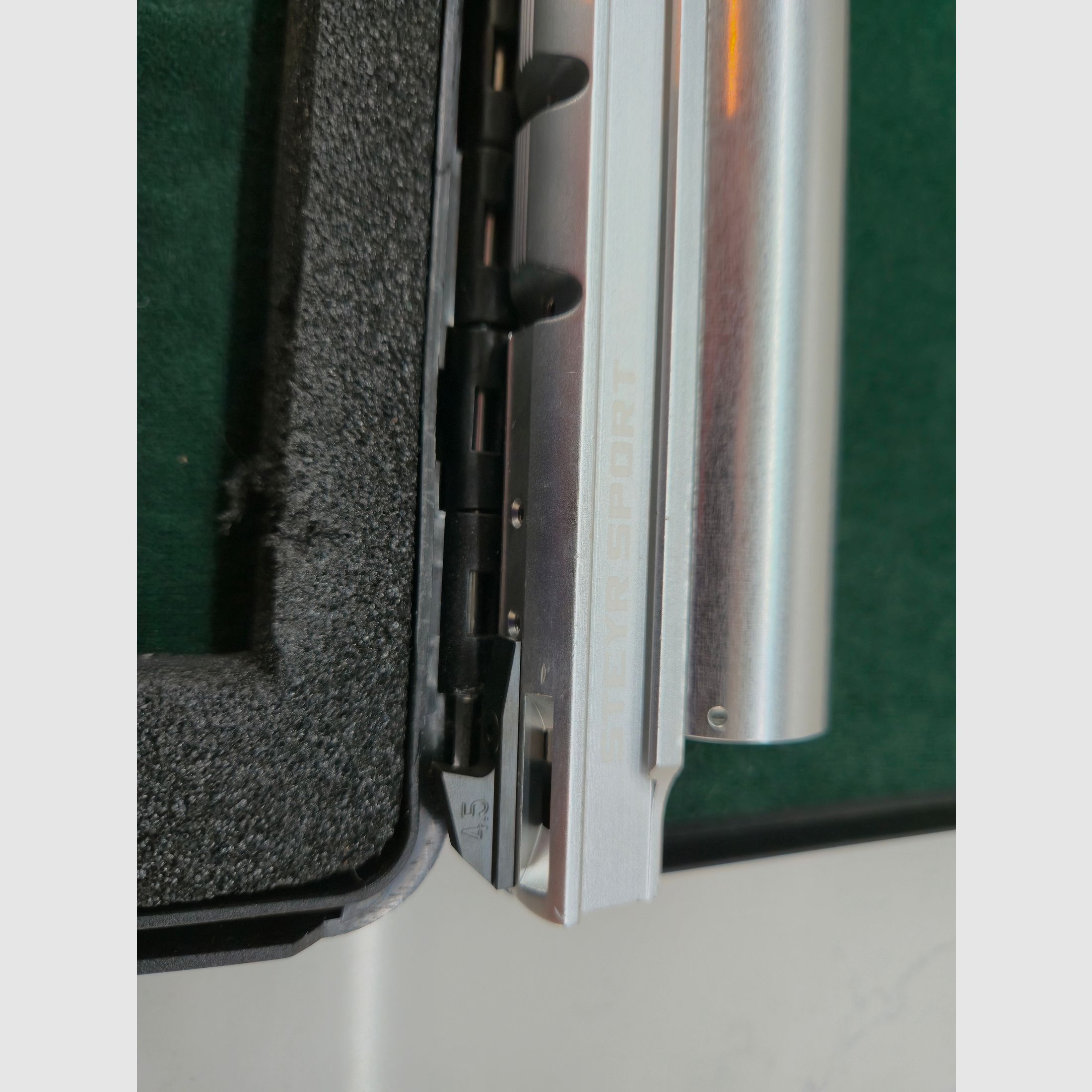 Pistolet pneumatyczny STEYR LP 10 (LP10), serwis i wymiana uszczelki NOWE + TÜV 2032