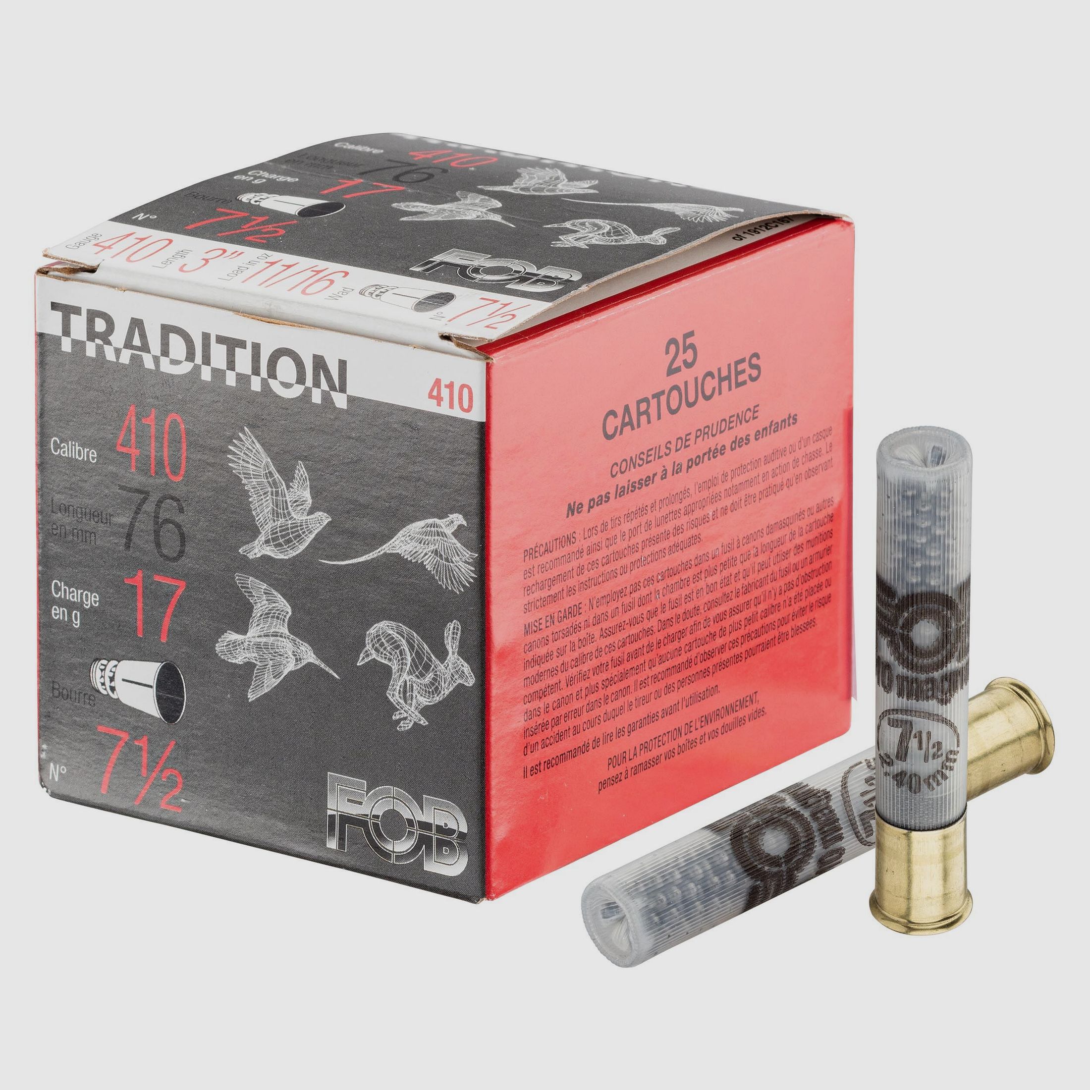 Cartucce Fob Tradition Calibro 410/76 Cartucce a pallini, immagine 10 di 20