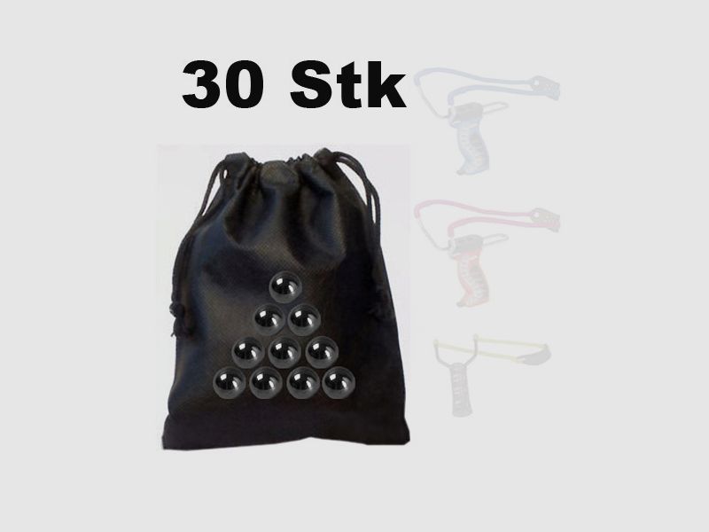 30 Stück Ersatz-Kugeln Stahlkugeln für Schleuder