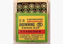 FN Fabrique Nationale Liège Pistol cartridges 6.35 mm/.25 ACP