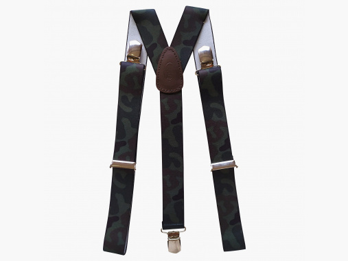 Unisex Clip Suspenders Camouflage |