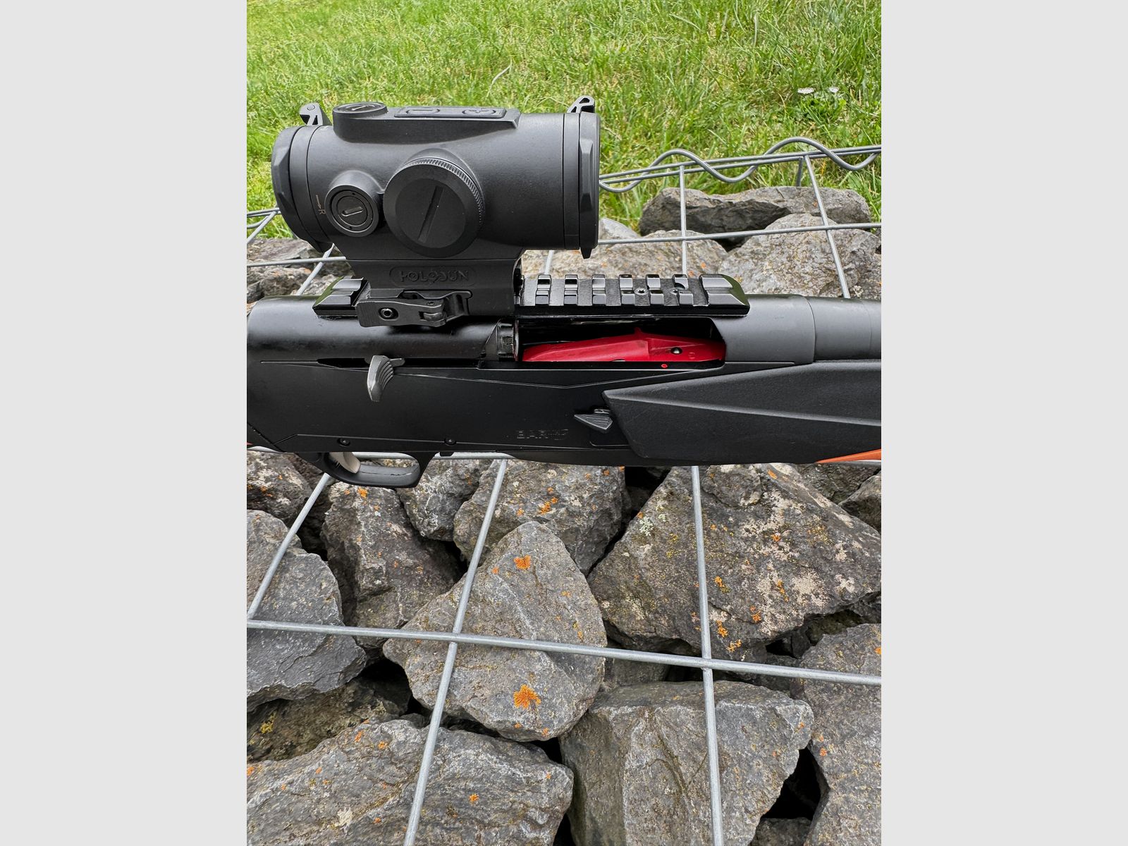 Browning BAR MK3 Tracker 9.3*62 with Holosun red dot sight and Picatinny rail - like new