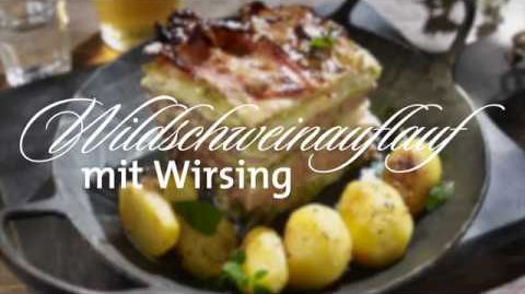 Wildschweinauflauf mit Wirsing