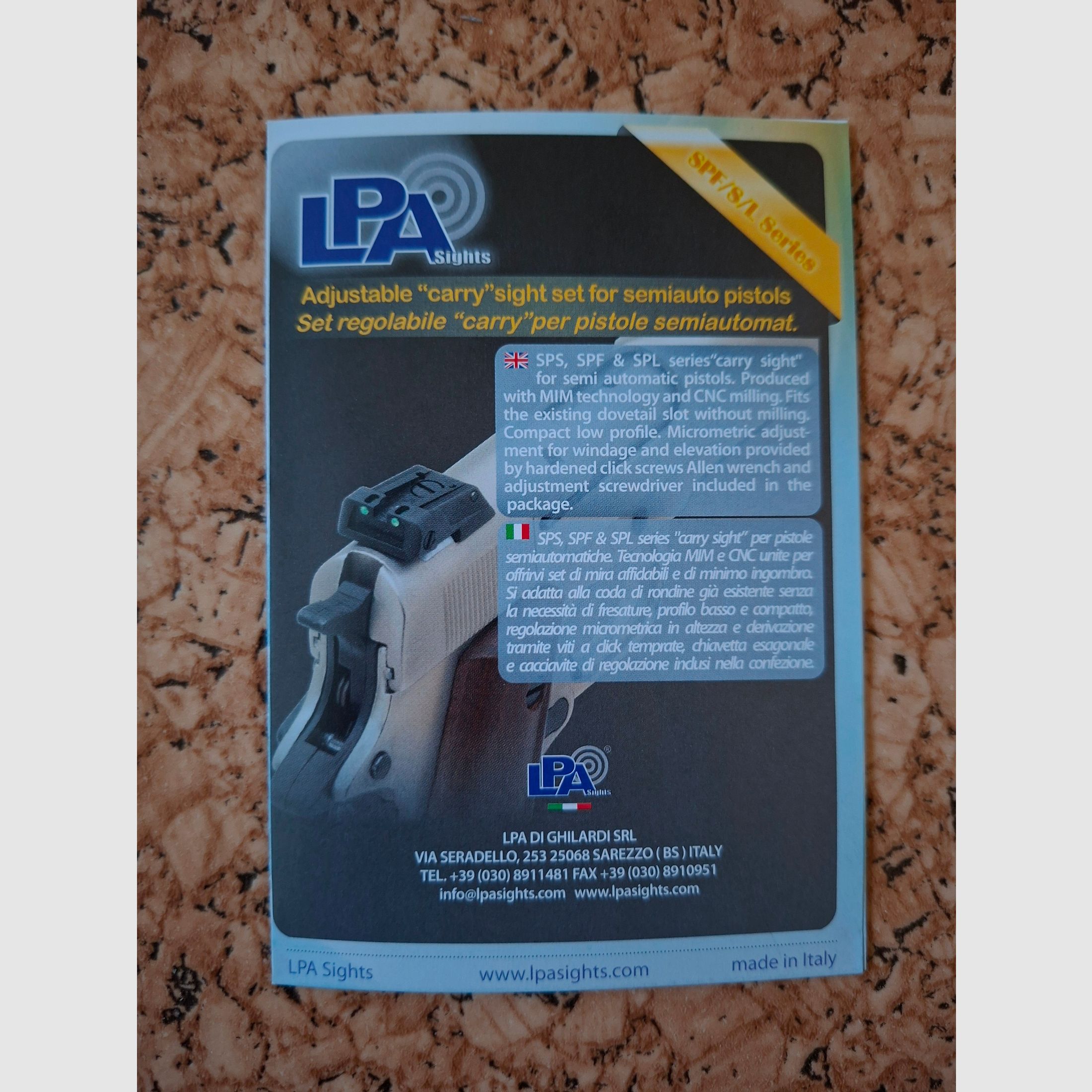 Visor LPA para GSG 1911