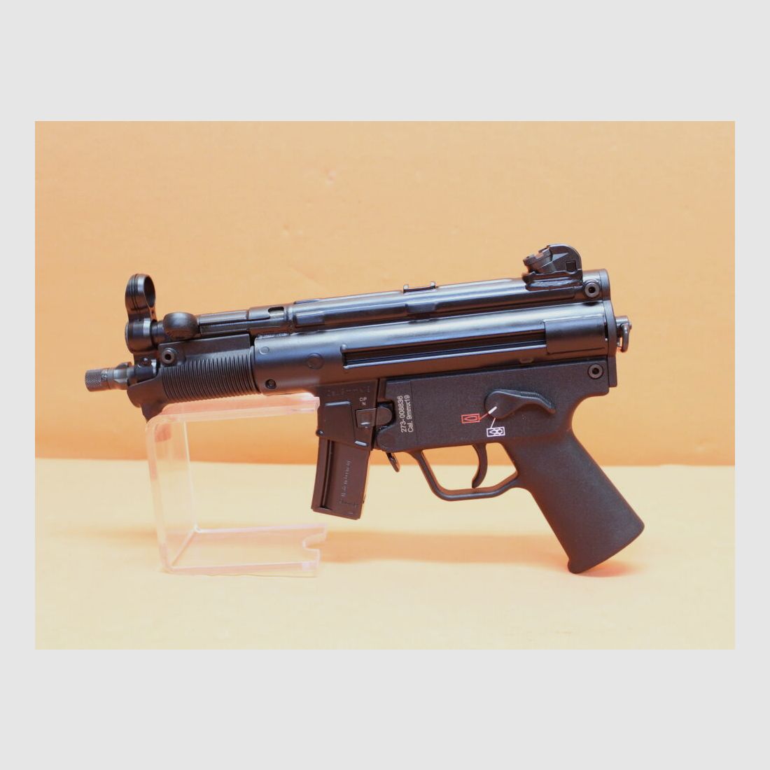 Heckler & Koch Handgun 9mm Luger Heckler & Koch/H&K SP5K-PDW System H&K HK94/MP5K, 150mm barrel with thread/3-lug