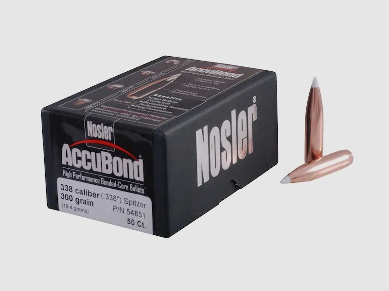Nosler Geschoss Accubond .338/.338 300GR SPBT 50 Stück