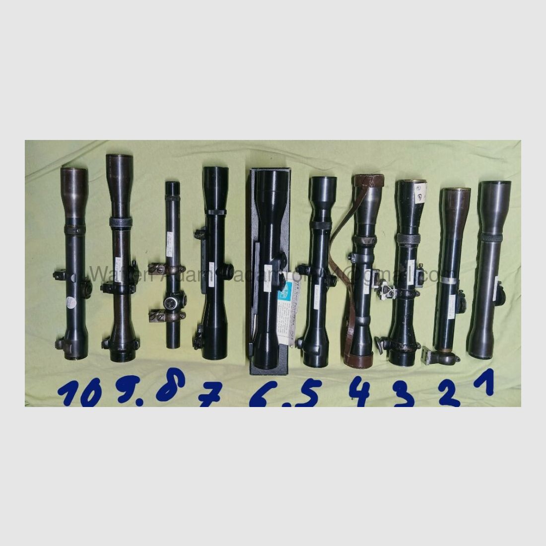 Target scopes Gerard, Hensoldt, Zeiss etc.