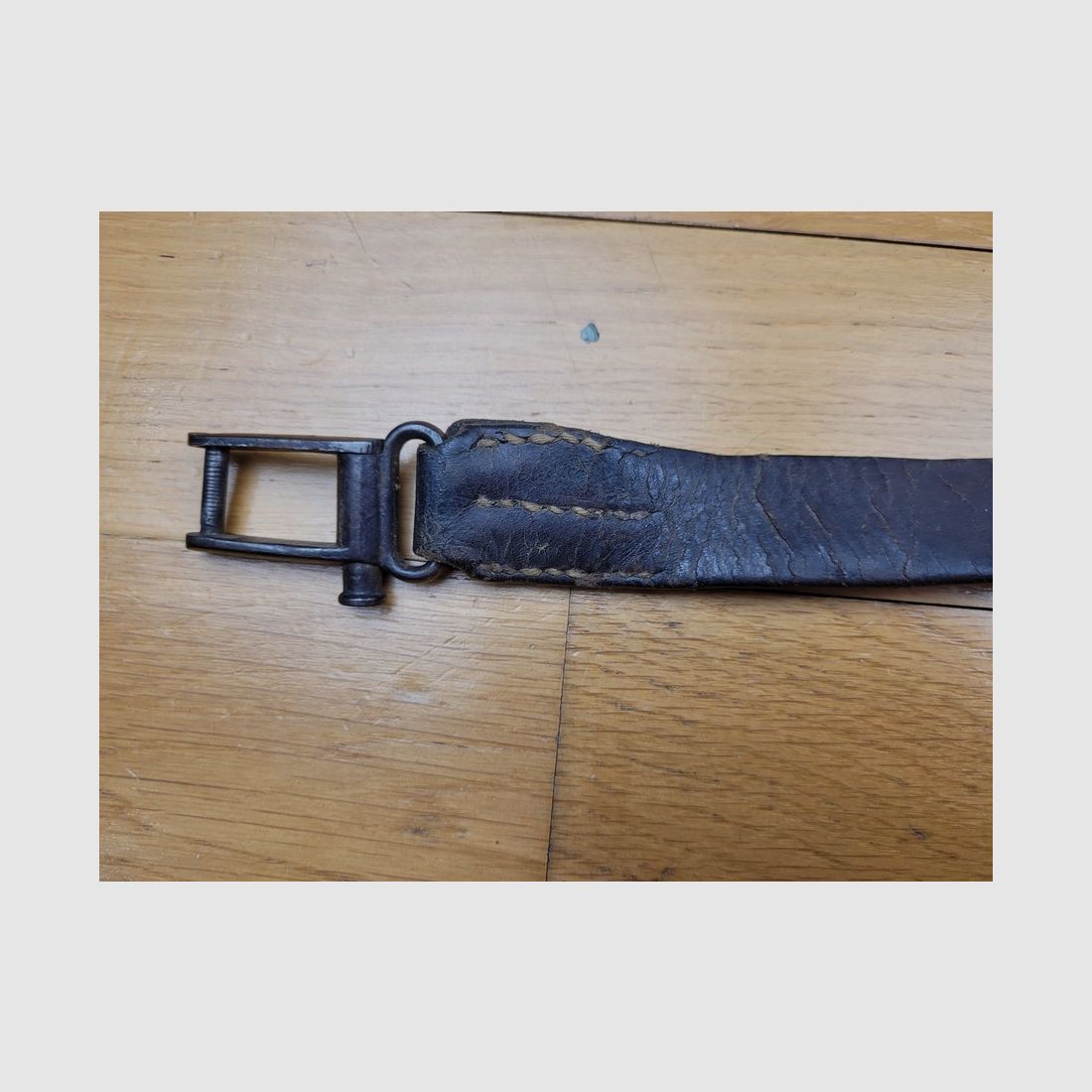 Mooie originele G98 sling – Geweer 1898 – Duitse leger Eerste Wereldoorlog – Leer – compleet – zeer goede staat, afbeelding 3 van 8