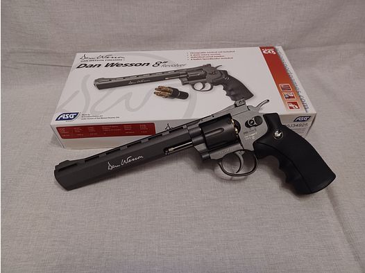 Dan Wesson 8" anthrazit / 4,5 mm BB / CO2 / Revolver / OVP (116)